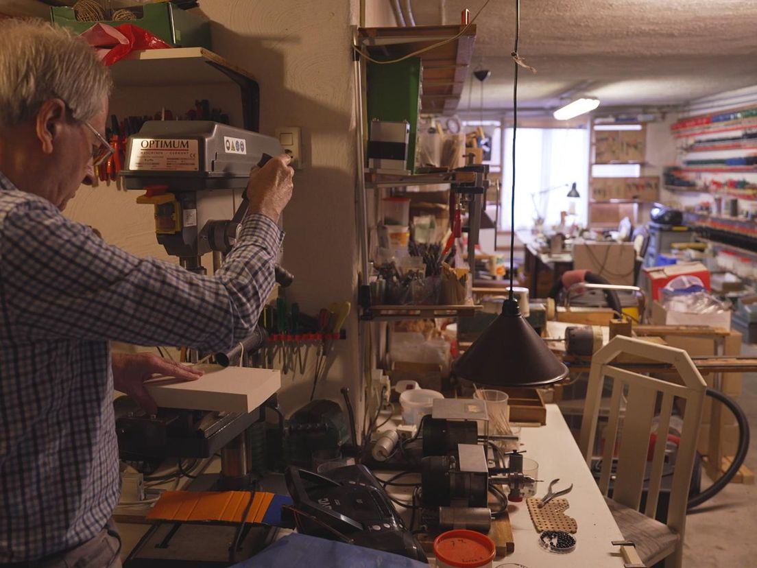 Ferry Diske aan het werk